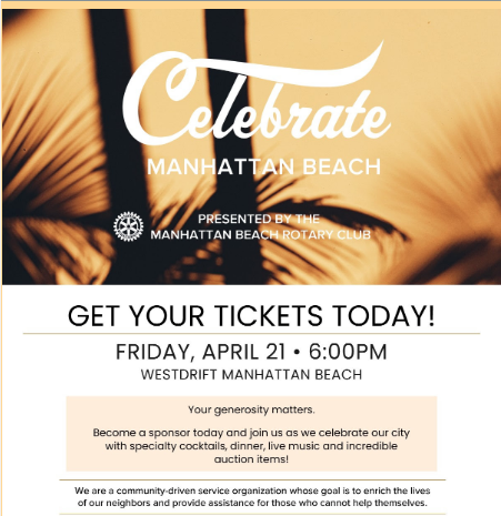 A flyer for the event featuring a palm tree.